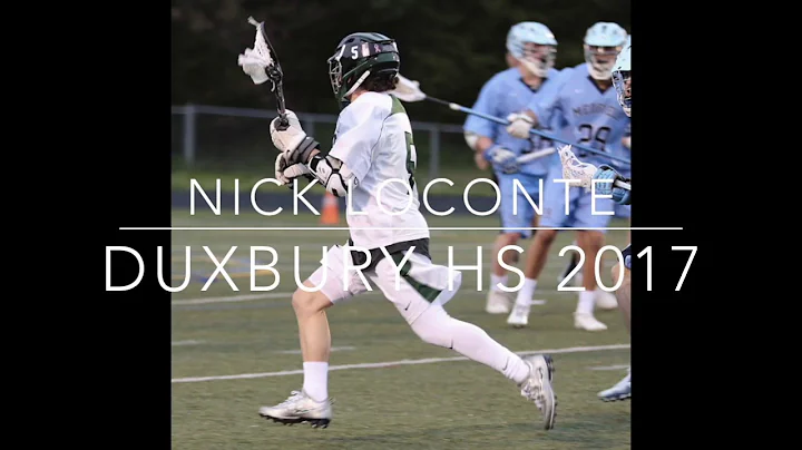 Nick LoConte 2017 Senior Highlights (Denison '21)