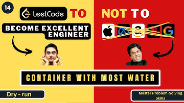 Container With Most Water | Dry Run | Leetcode 11 | Progression90