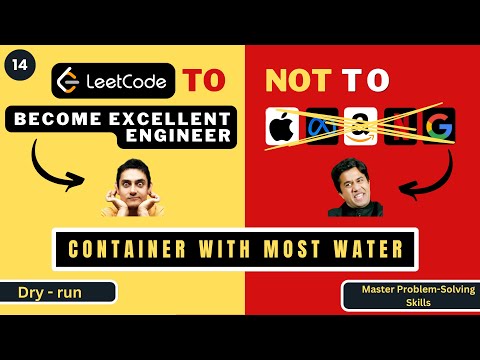 Container With Most Water | Dry Run | Leetcode 11 | Progression90