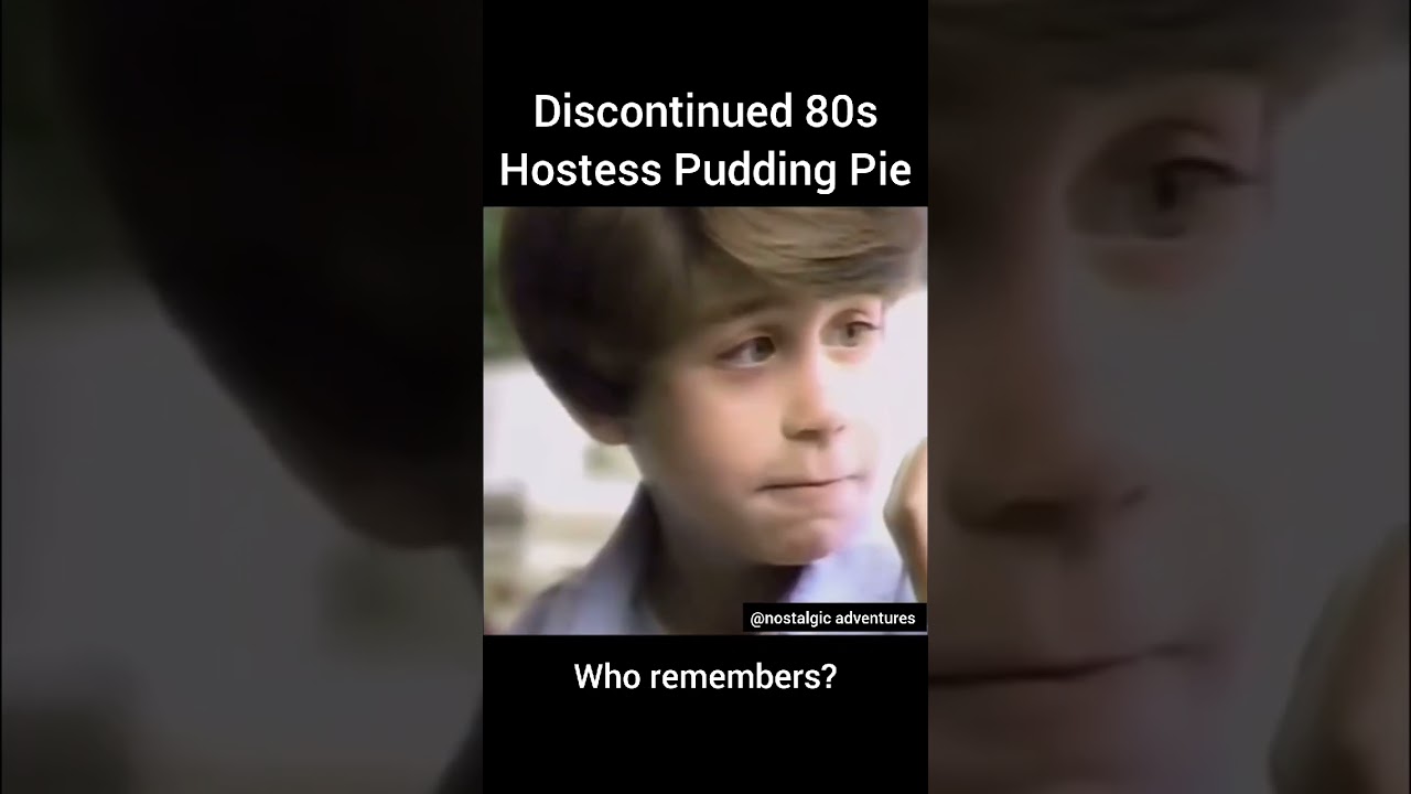 Discontinued 80s Hostess Pudding Pie
