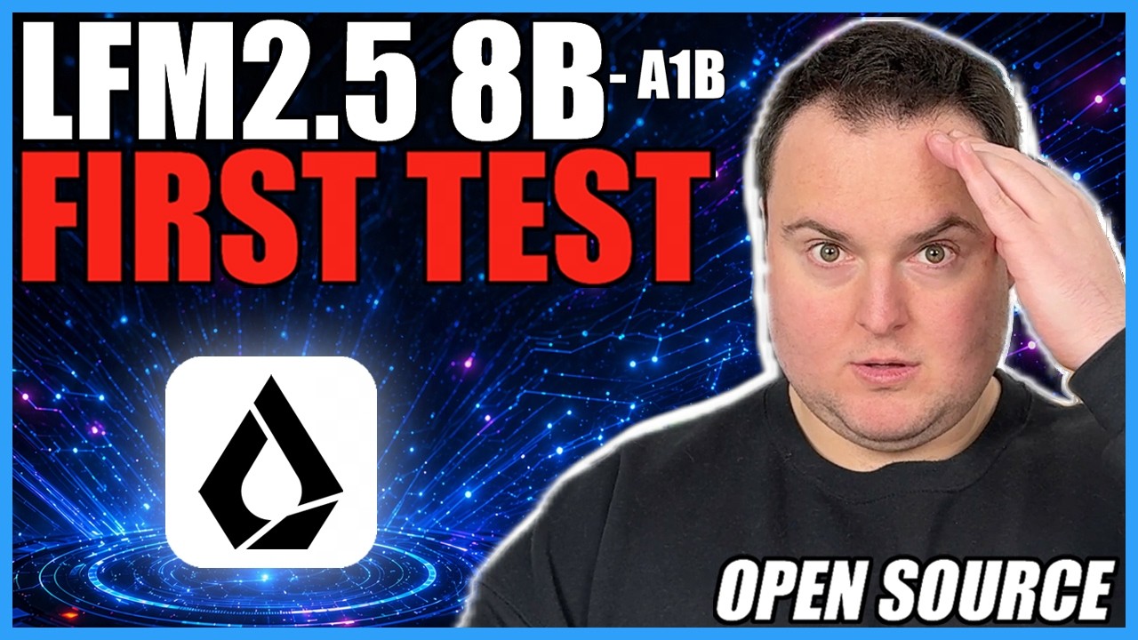 Liquid LFM2.5-8B First Test – An On-Device MoE Model!