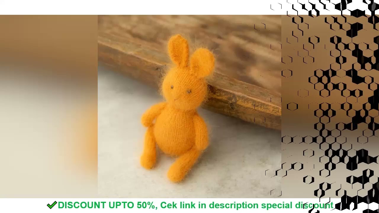 Newborn Photography Props Bunny Doll Knitted Cute Animal Rabbit Baby Photo Shooting Fotografia Acces