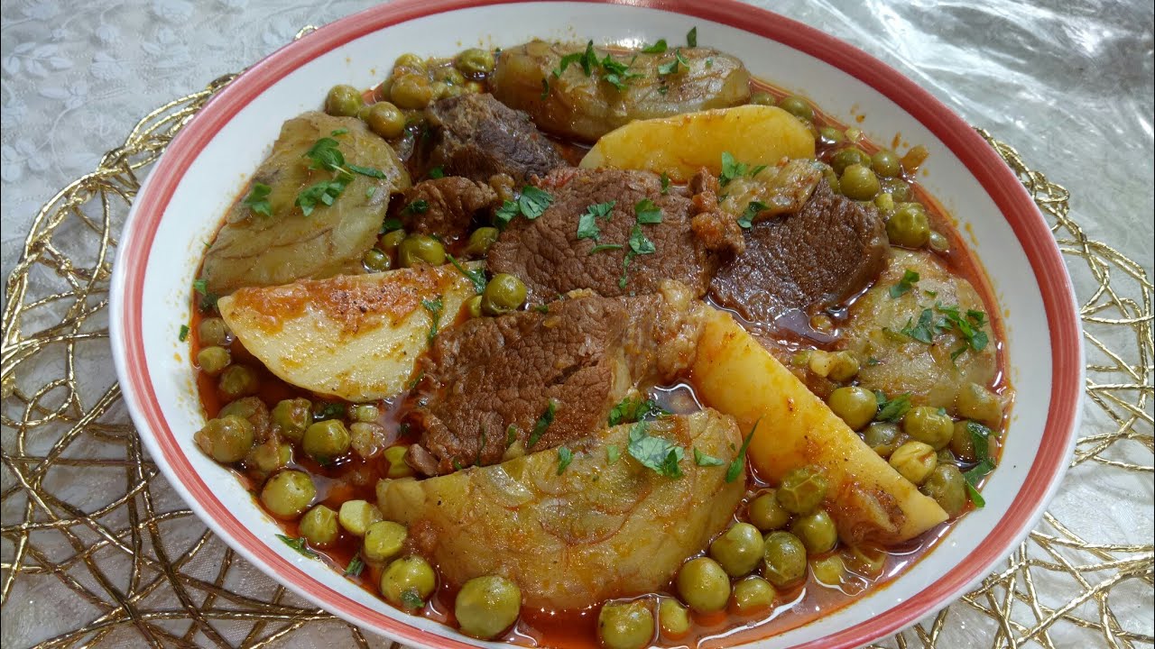 جواز الجلبانة والقرنون باللحم البقري وصفة ممتازة لشهر رمضان المبارك