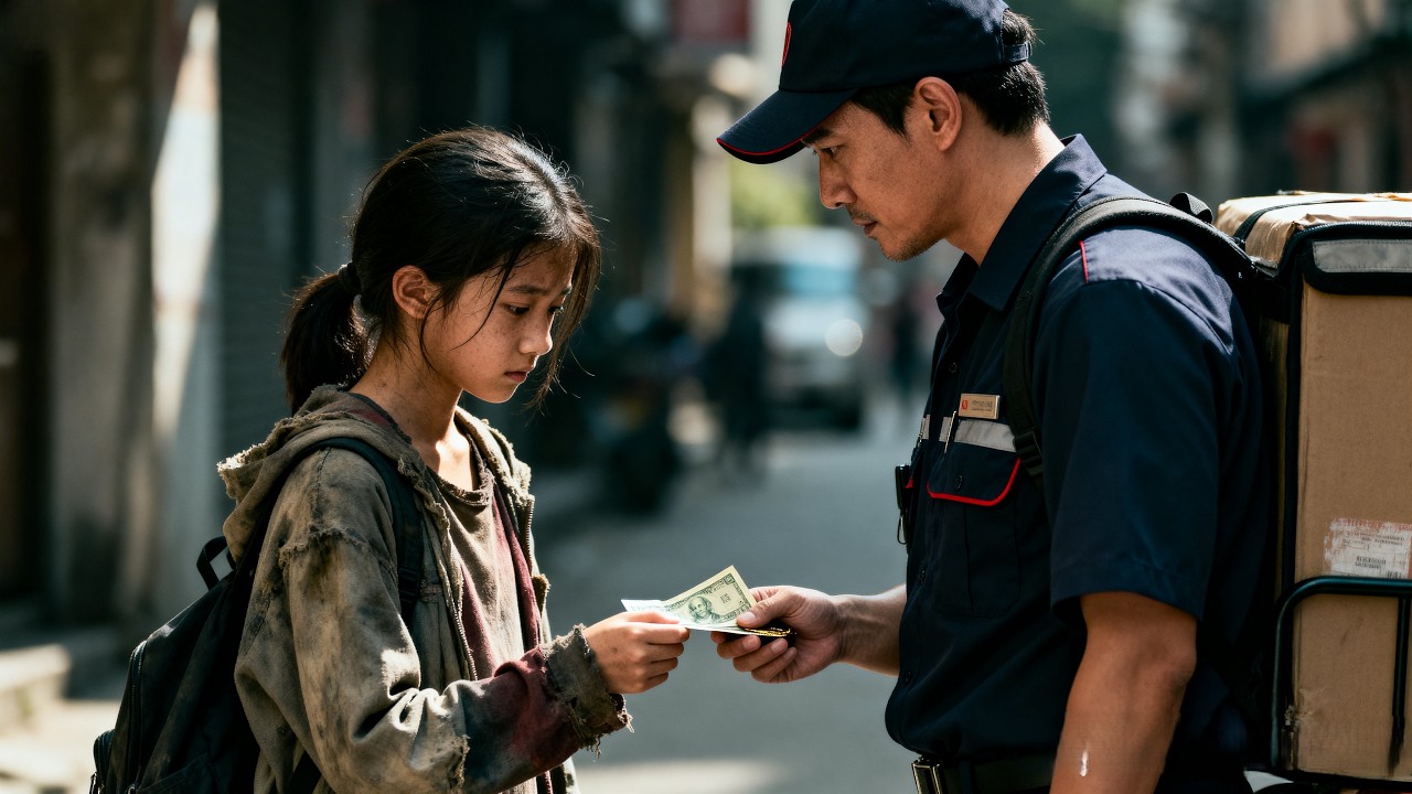 Poor Girl Gave Her Last $5 to a Delivery Man — Unaware He Was a CEO in Disguise Seeking True Love...