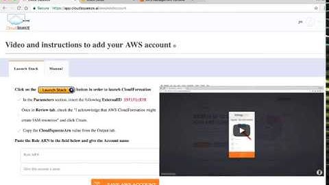 CloudFormation method of installation