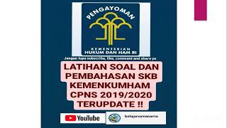 Latihan soal skb kemenkumham + ...