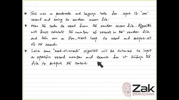 File Processing | Introduction | Part 2/2 | AL | ZAK