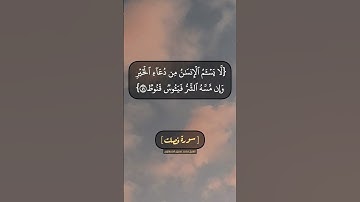 سورة فصلت الآية ٤٨ و ٤٩ بصوت الشيخ محمد صديق المنشاوي