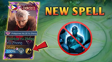 GOODBYE PETRIFY! THIS NEW SPELL IS PERFECT FOR YU ZHONG COMBO!! (recommended emblem & build)