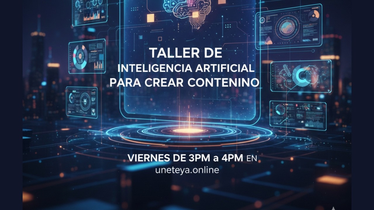 Taller de Inteligencia Artificial para crear contenido - YouTube