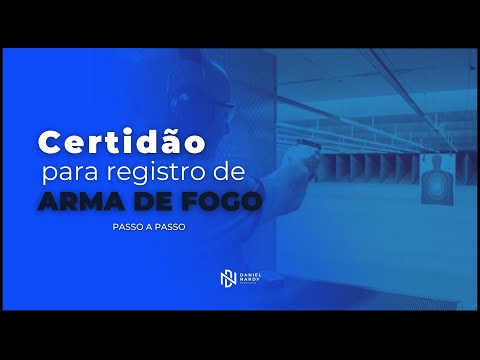 Como requerer e emitir certidão para Arma de Fogo - TJRJ