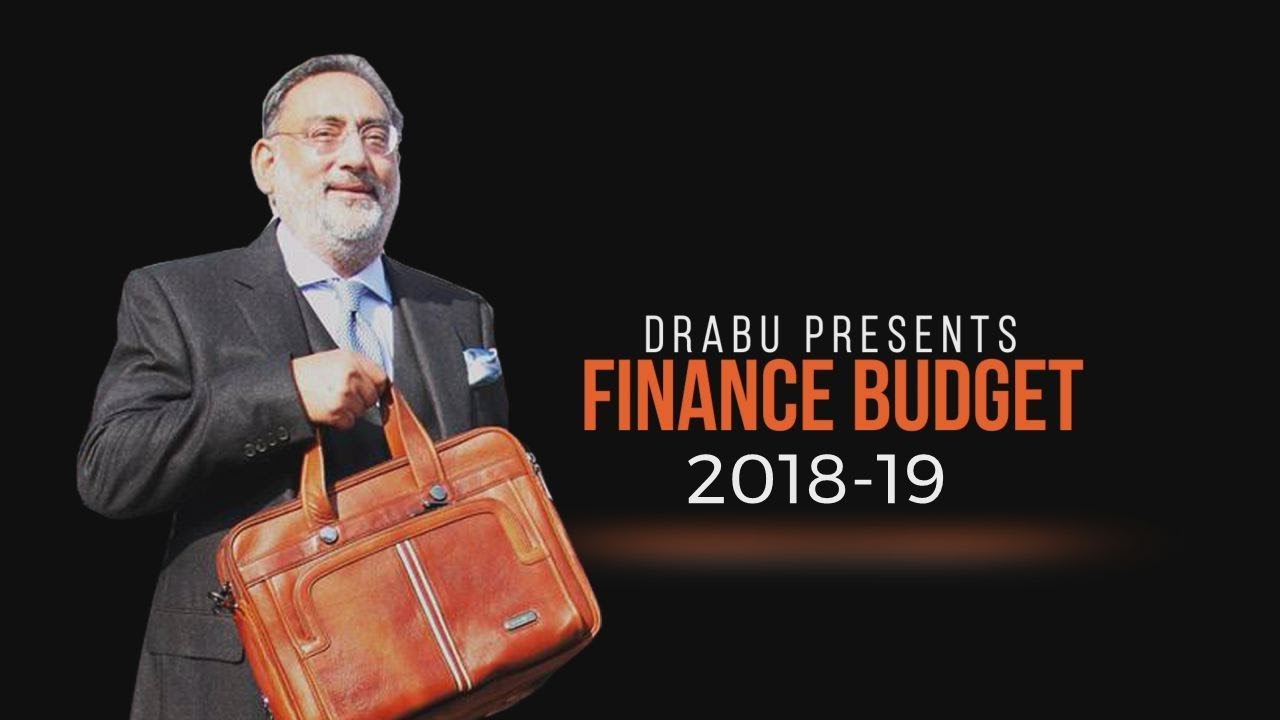 Drabu presents Finance Budget 2018-19
