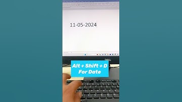 Ms Word Date and Time Shortcut Tips #tricks #msword #shortcutkeys #computer #tips #msoffice