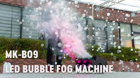 MK-B09 LED Fog Bubble Machine｜Smoke Bubbles