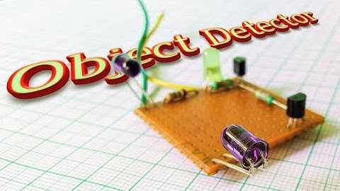 IR LED based object detector using transistor | BC547