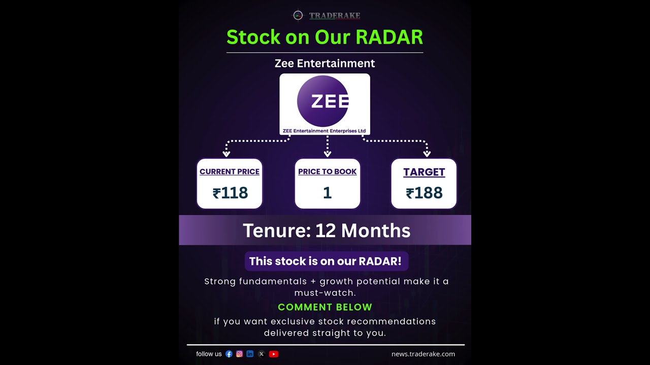 Stock on RADAR: Zee Entertainment 