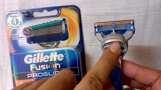 blauwe vinvis Prestatie Feodaal How to change Gillette Fusion blades ? - YouTube