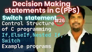 Switch Statement in C (PPS) | Switch Case in C with Examples | C Programming Tutorial