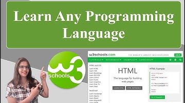 Learn Any Programming Language with w3school