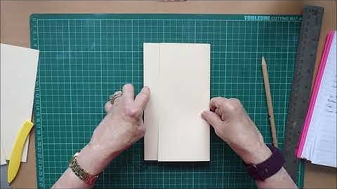 Tutorial   Making a File Folder Folio, Part 5, starting Panel 3