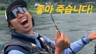 북한강 270톤 방류에 대물을 걸었다!