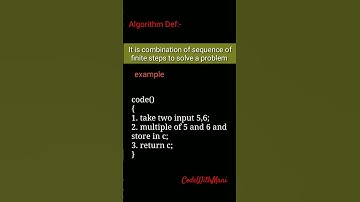 what is Algorithm ? #shortvideo #algorithm #coding #developers #programmer #reels #programming