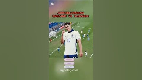🎯 Bellingham sauve l'Angleterre avec un but venu d’ailleurs contre la Slovaquie ! #shorts