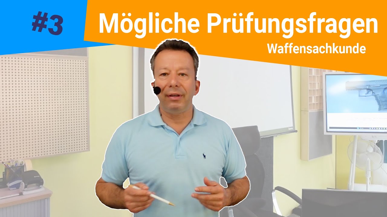 Mögliche Prüfungsfragen Theorie Waffensachkunde Vol. 3  - Wesentliche Teile von Schusswaffen?