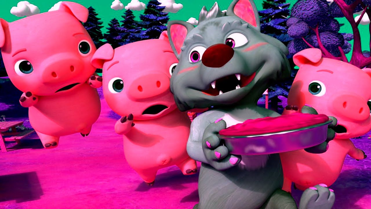 The Wolf Sneak the Pigs Food Effects Compilation Sponsored by Gamavision Csupo