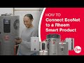 EcoNet: How to Connect to a Smart Water Heater