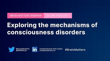 Brain Matters #14 - "Exploring the mechanisms of consciousness disorders"