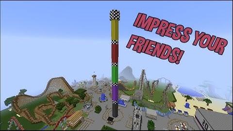 How to build a free fall tower in Minecraft