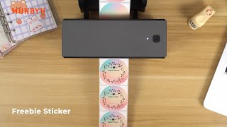 DIY Any Stickers & Labels w/ Bluetooth Thermal Printer | MUNBYN Printer