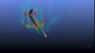 Flow Visualization Over a Spinning Aircraft Using CFD