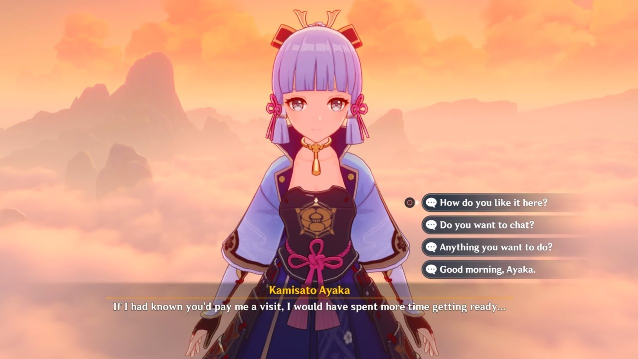 All Kamisato Ayaka Teapot Voicelines ( English ) Genshin Impact YouTube