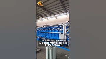 Foam Block machine production completed, Beautiful Styrofoam Board Making Machine