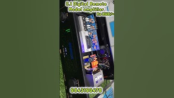 5.1 amplifier Digital Remote kit model 👌 Rs8500