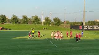 Kayma Carpenter Goal Nebraska Husker Soccer vs Oklahoma 8/11/23 Assist by Audra Clark #huskers
