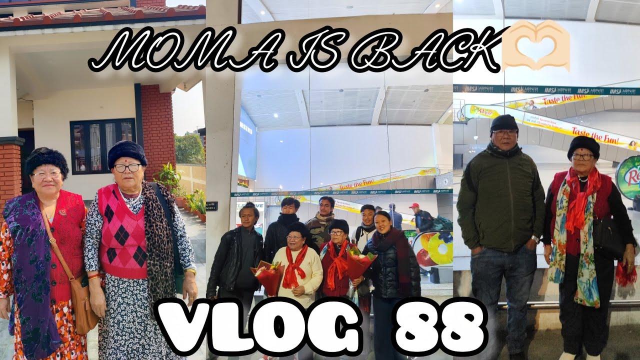 MY CUTIES ARE BACK TO NEPAL ❤️ || K SARO RAMAILO MOMA HARU 🥹❤️