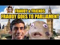 Fraudy  friends fraudy goes to parliament satire parody charlieward andrewbridgen parliament