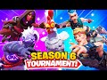 I Hosted a SEASON 6 Tournament for $100 in Fortnite... (new map)