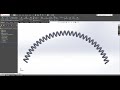 Curve spring tutorial in Solidworks
