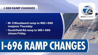Southfield Road ramp to westbound I-696 set to close for weekend construction