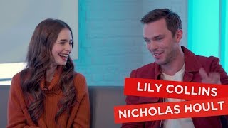 Lily Collins on her obsession with #realhousewives and that time Nicholas Hoult was shot!