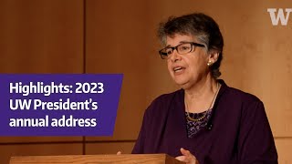 Highlights from UW's 2023 annual President’s Address
