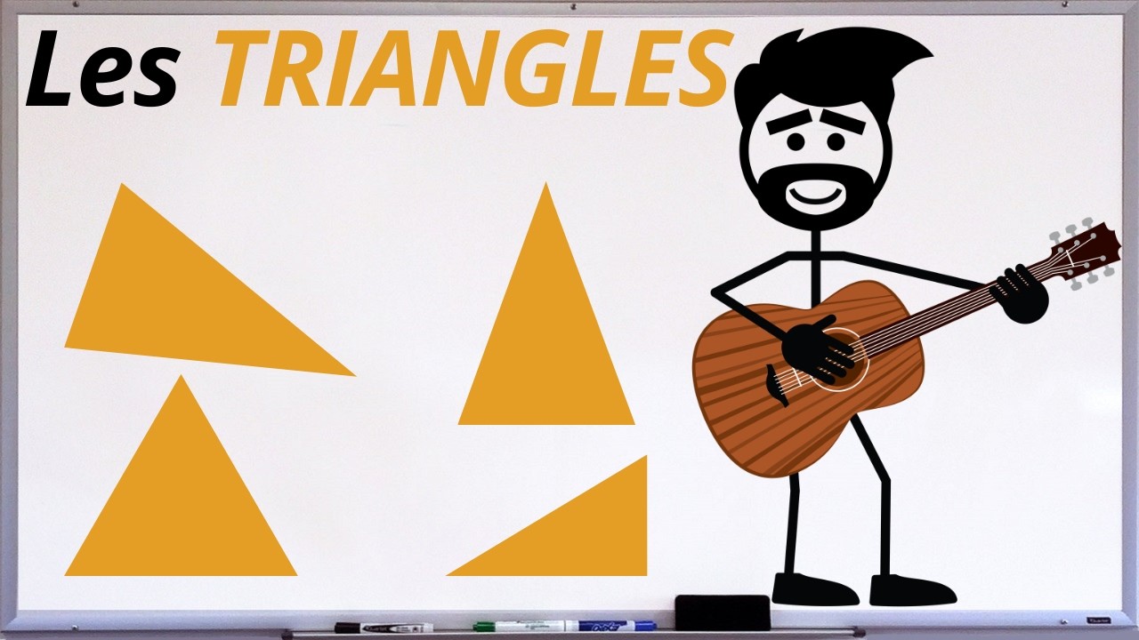 Les triangles en chanson – Scalène, isocèle, équilatéral et rectangle | Un prof et sa guitare