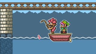 Fishing Under The Bridge (SNES) (A Link to the Past Style) - The Legend of Zelda: Links Awakening