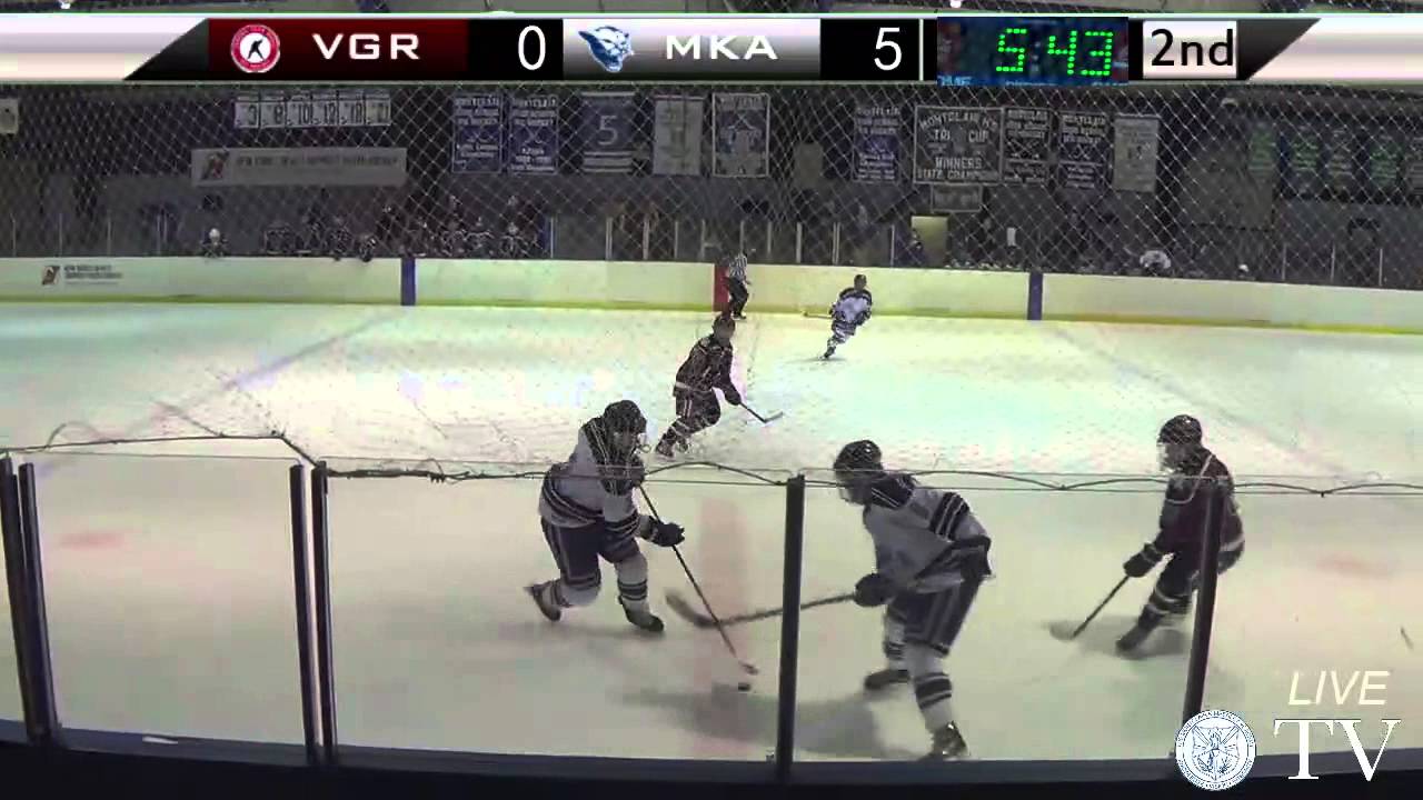 MKA vs Verona Glen Ridge Ice Hockey 1/6/2016 YouTube