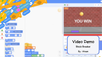 Block Breaker In Scratch | Ahsan