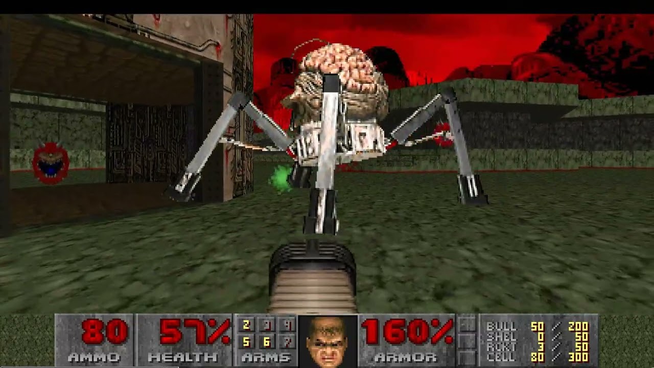 DOOM : E3M8: "Dis" Nightmare!-Pacifist 01:20:80